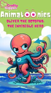 Book cover of an octopus superhero 