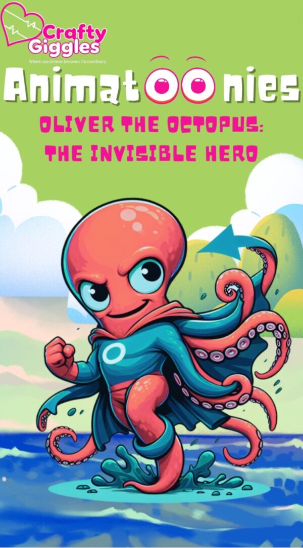 Book cover of an octopus superhero